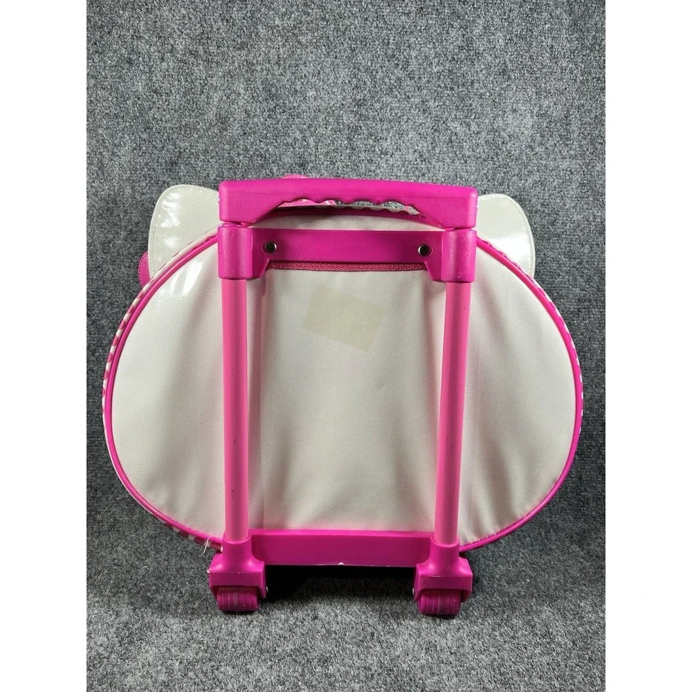 Hello Kitty‎ Face Rolling Vinyl Travel Bag 18x14.5 by Sanrio ***Rare Find ***